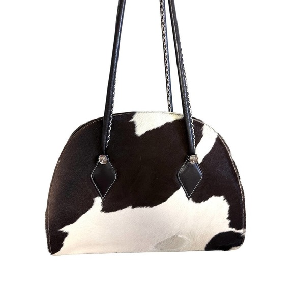 Donald J. Pliner Cowhide Shoulder Tote Bag Purse NWOT XLARGE Western Style - Picture 1 of 10